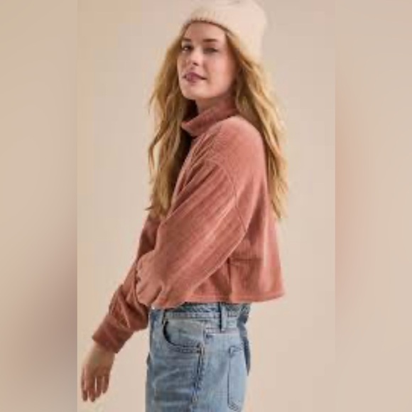 Altar’d State Margot Ribbed Turtleneck Sweater - Picture 2 of 7